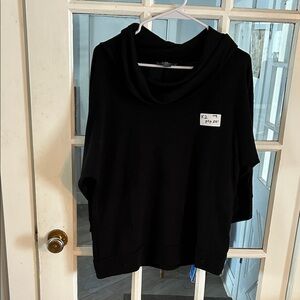 K2.   Black Cowl Neck Sweater